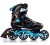 Роликовые коньки женские BLACKWHEELS Slalom. Цвет: черный/синий, размер 38